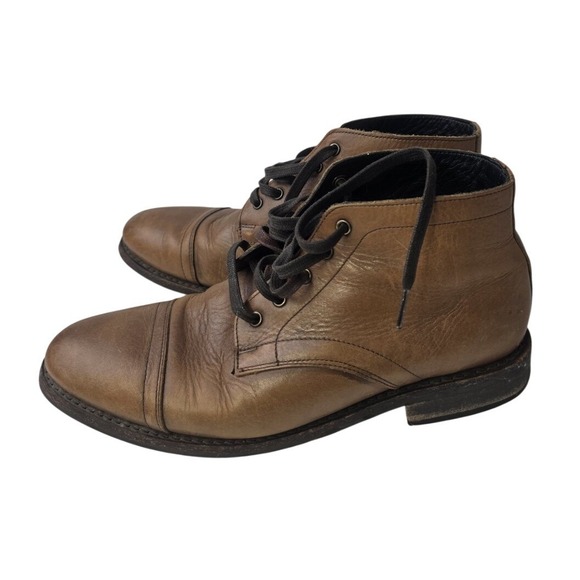 Thursday Boot Co Other - Thursday‎ Boot Co Cadet Walnut Leather Cap Toe Boots Mens 8.5 WLNCAD Rare
